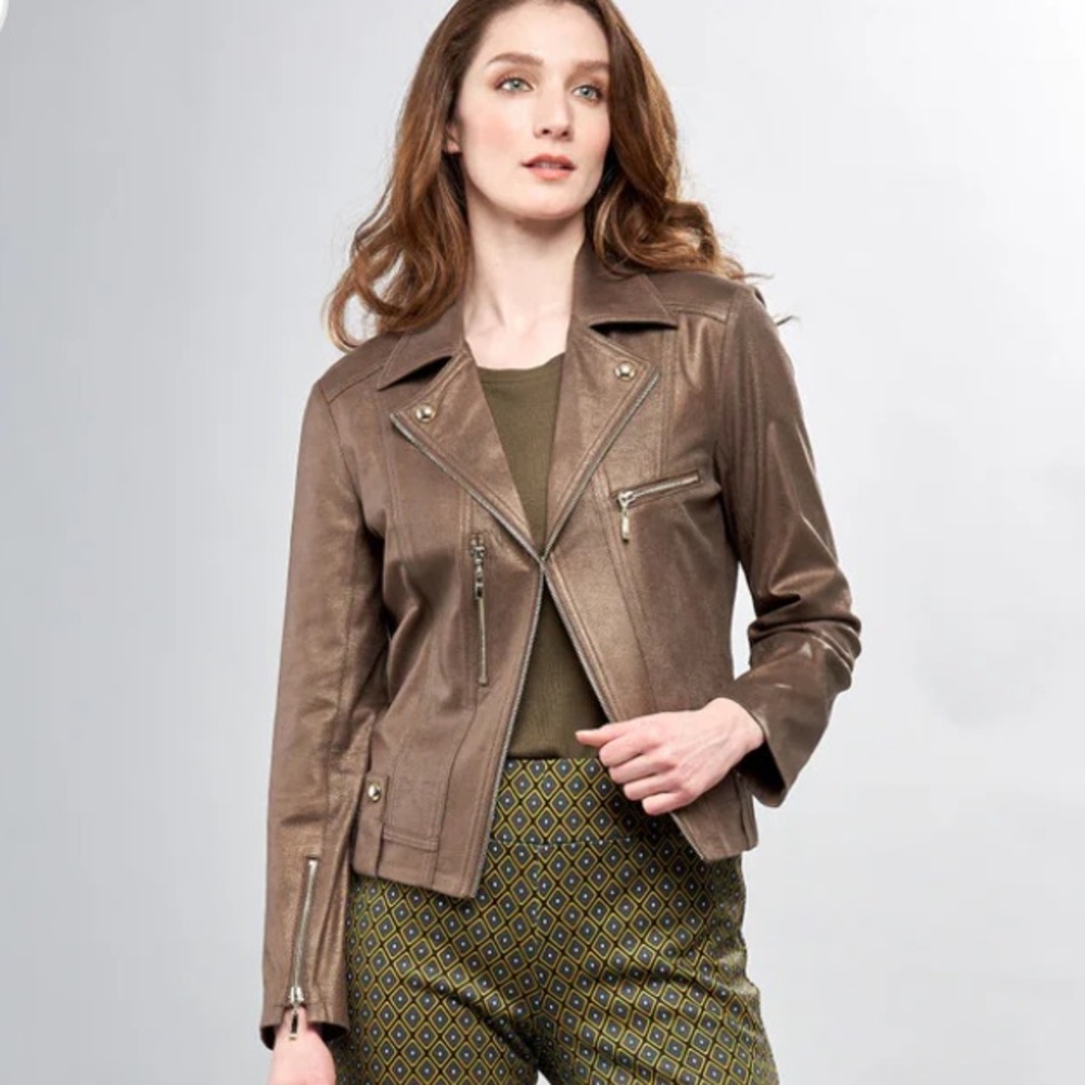 Insight Sage Moto Vegan Jacket NWT - Picture 2 of 4